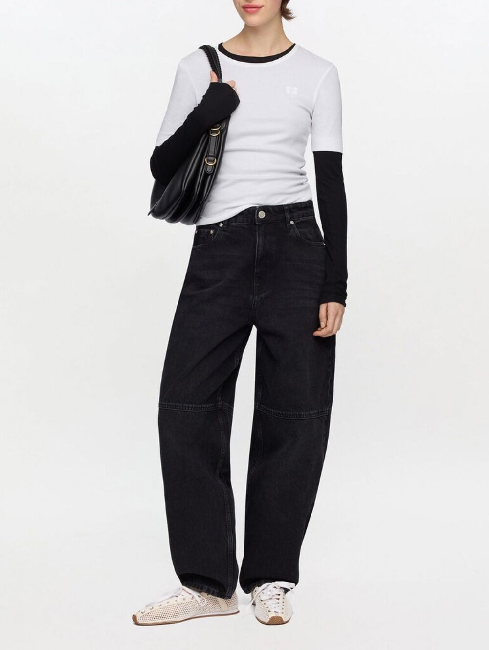 Ganni Stary Barrel Jeans Sz 24